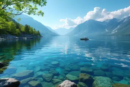 Incursion dans les eaux cristallines du lac du Bourget